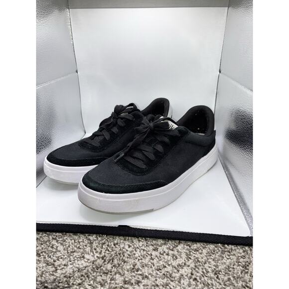 Kizik Prague Women’s Size 8.5 Men’s 7 Hands Free Canvas Black Slip On Sneaker - Picture 1 of 6